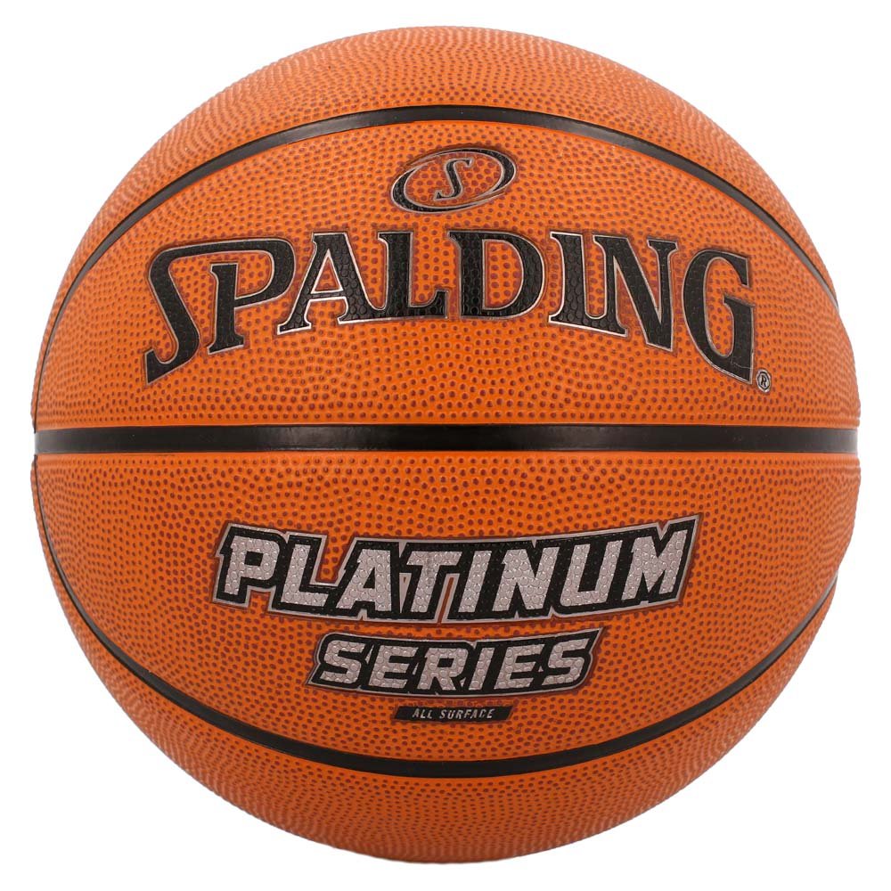 Shop Spalding Platinum Series Rubber Indoor/Outdoor Basketball