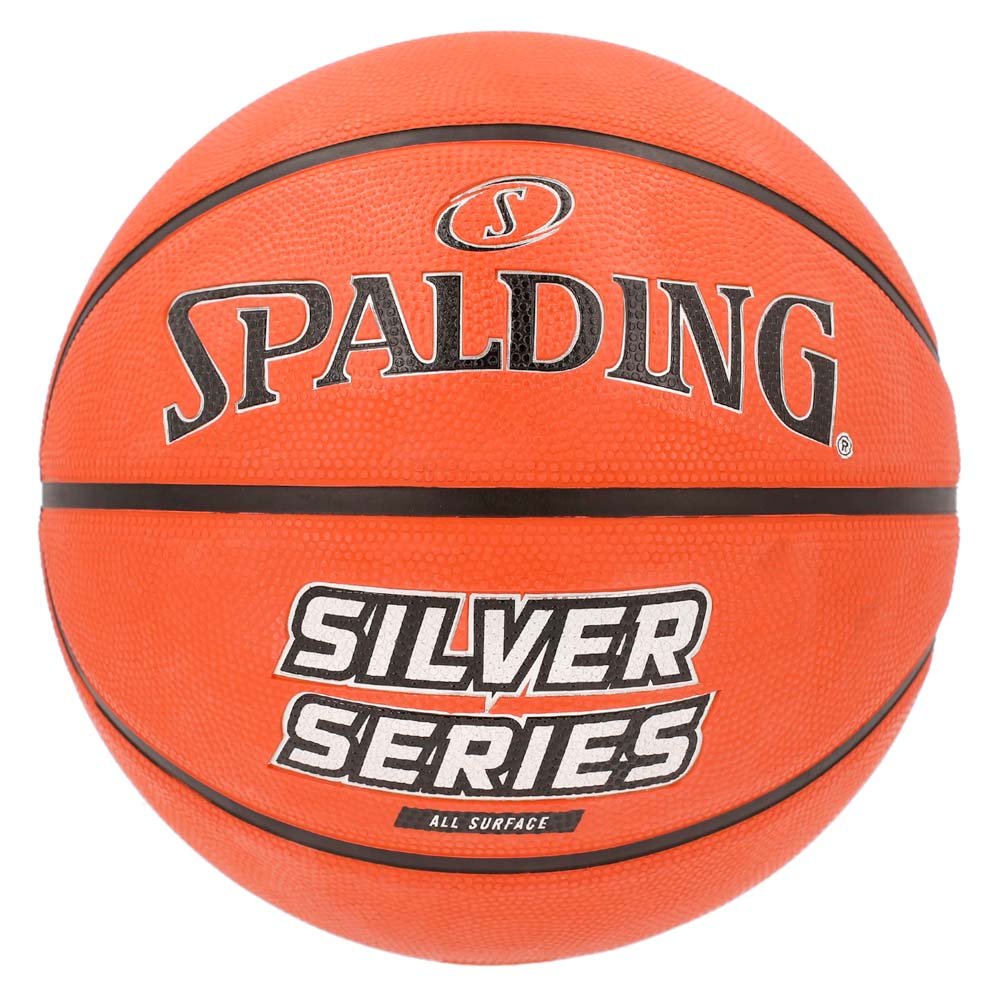 Spalding Silver Series Rubber Indoor/Outdoor Basketball