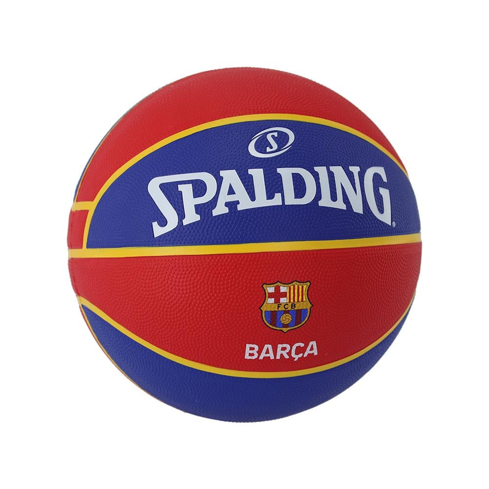 Spalding 2025 Euroleague Teamball Barcelona Rubber Indoor/Outdoor Basketball