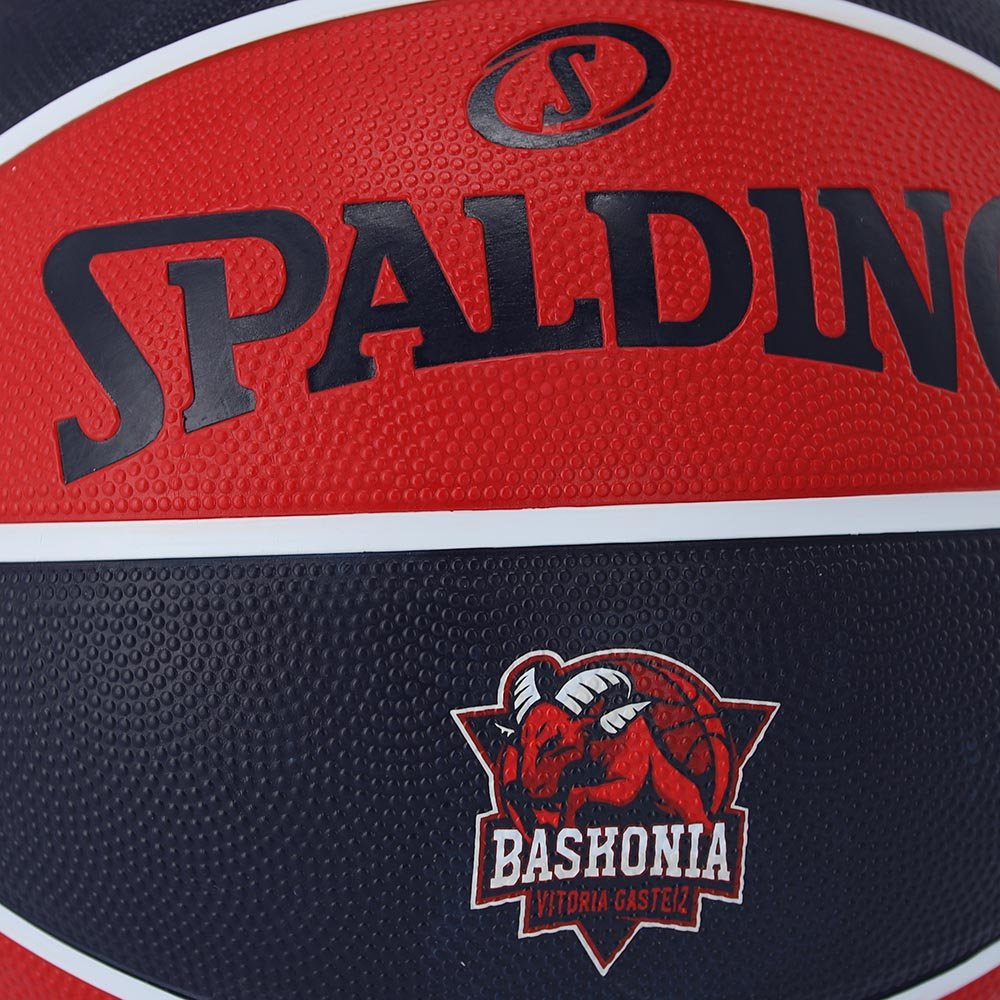 Spalding 2025 Euroleague Teamball Baskonia Rubber Indoor/Outdoor Basketball