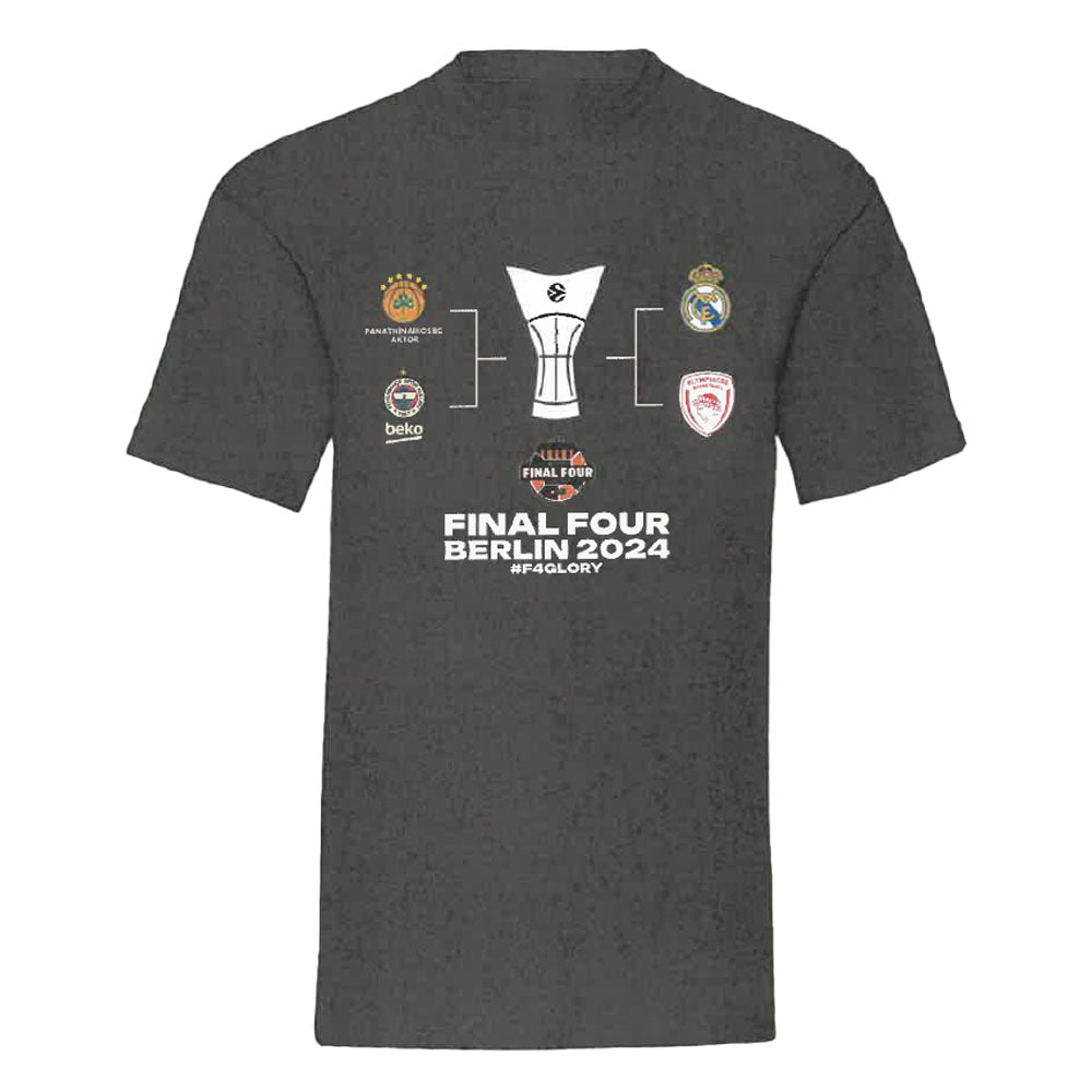 Shop Spalding Euroleague Final Four 24 Teams Shirt Spalding EU