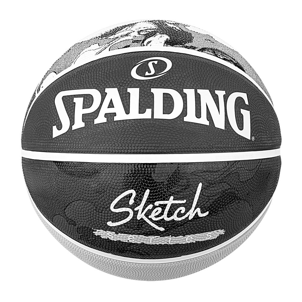 Spalding Sketch Rubber Indoor/Outdoor Basketball