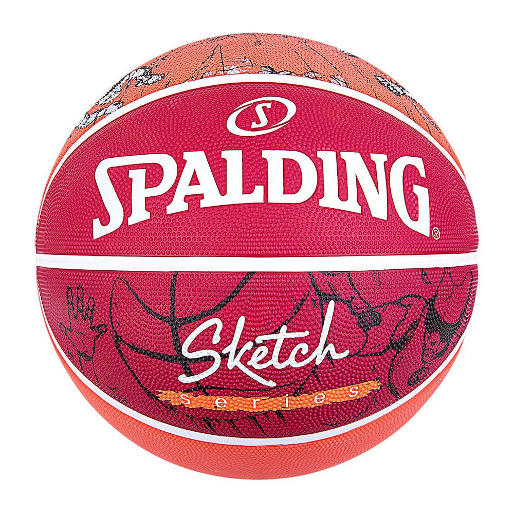 Spalding Sketch Rubber Indoor/Outdoor Basketball
