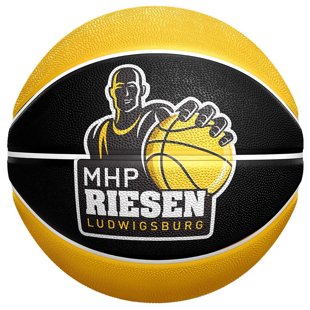 Spalding BBL Teamball Ludwigsburg Rubber Indoor/Outdoor Basketball