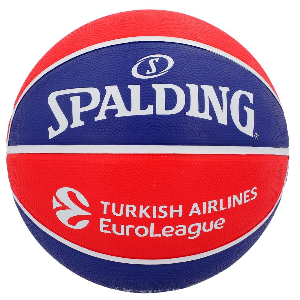Spalding CSKA Euroleague Team Rubber Indoor/Outdoor Basketball
