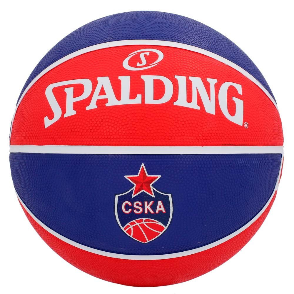 Spalding CSKA Euroleague Team Rubber Indoor/Outdoor Basketball