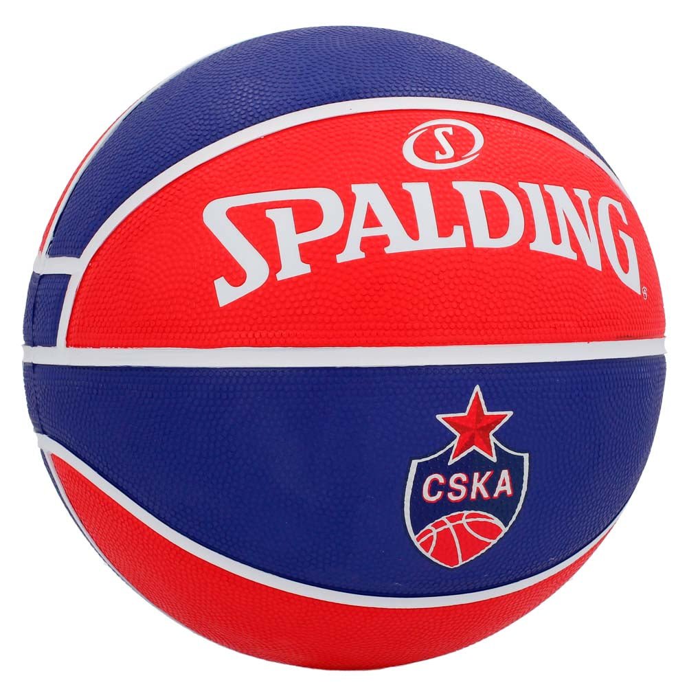 Spalding CSKA Euroleague Team Rubber Indoor/Outdoor Basketball