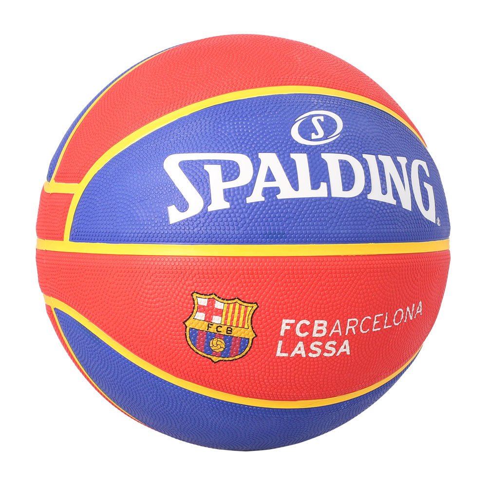 Spalding FC Barcelona Euroleague Team Rubber Indoor/Outdoor Basketball