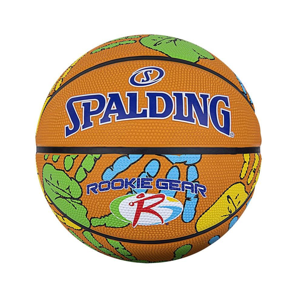 Spalding Rookie Gear Hands Rubber Indoor/Outdoor Basketball