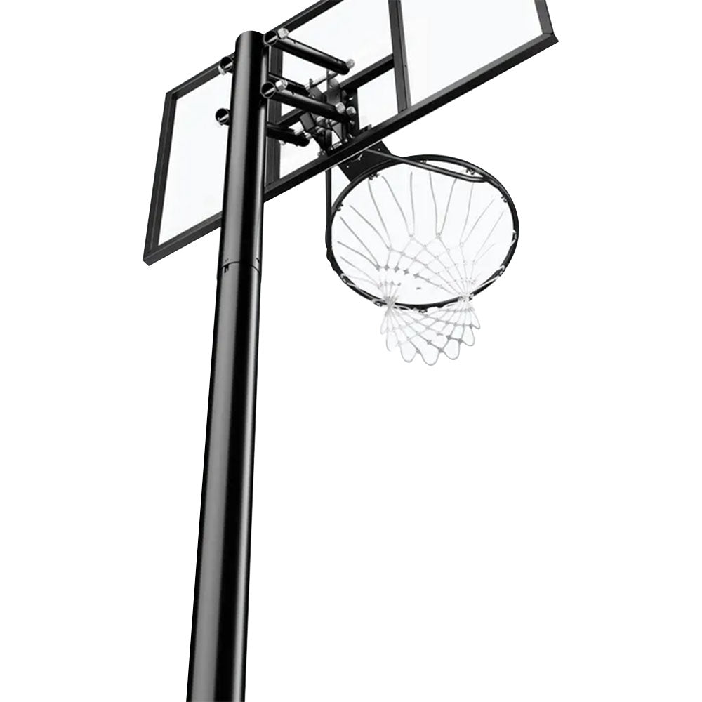 Spalding Silver In-Ground Basketball Hoop