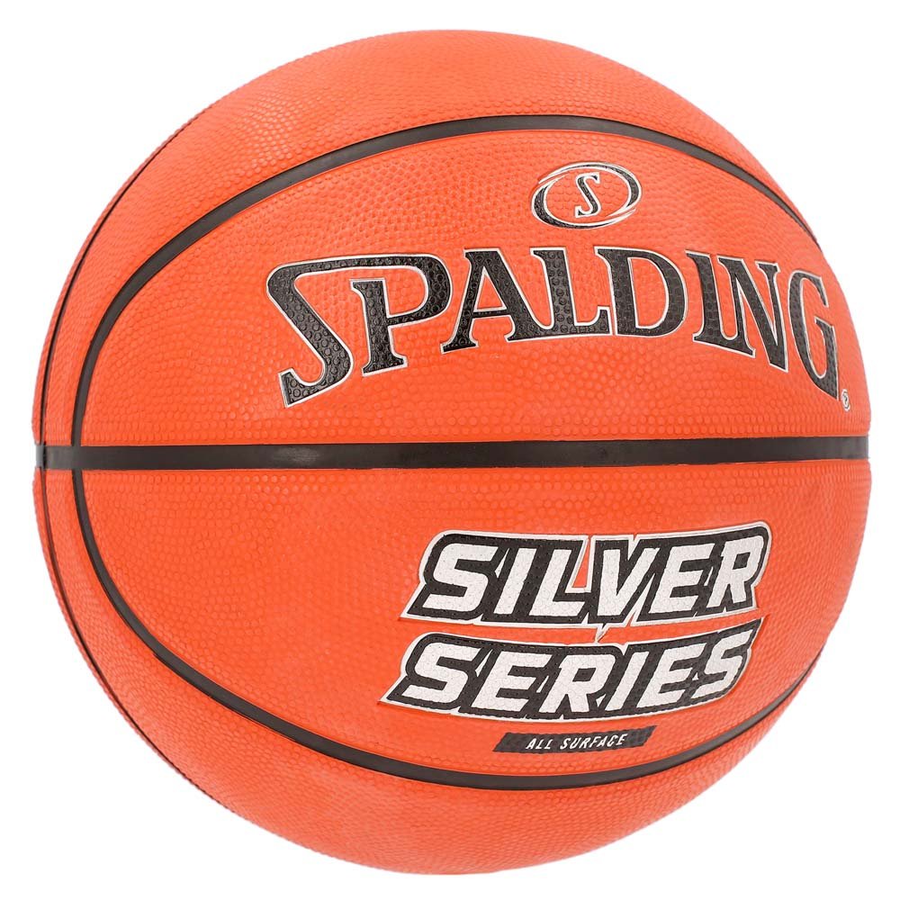 Spalding Silver Series Rubber Indoor/Outdoor Basketball