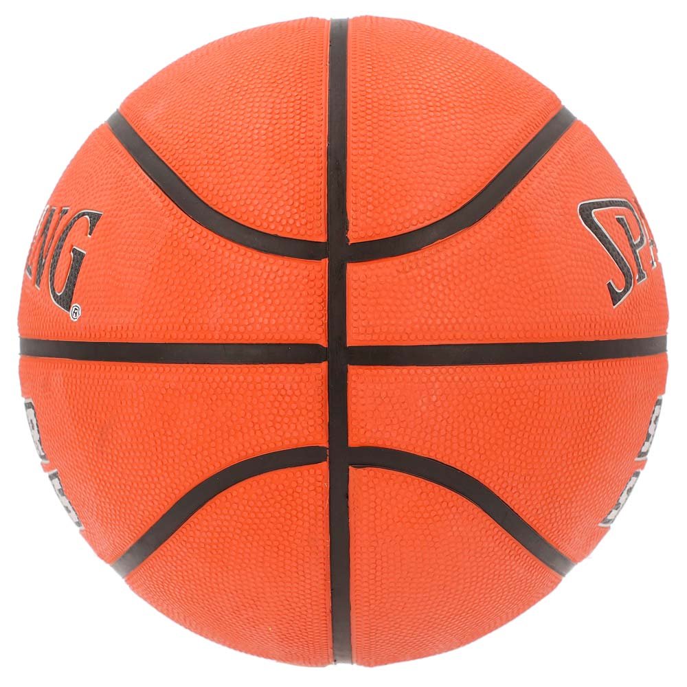 Shop Spalding Silver Series Rubber Indoor/Outdoor Basketball
