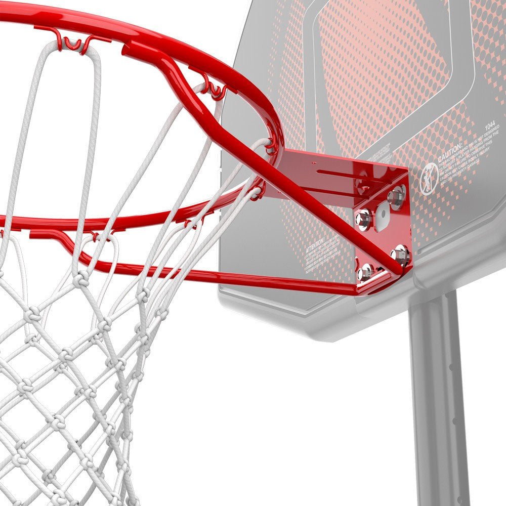 thumbnail image 2 of Spalding Standard Basketball Rim With Net - Regulation Size Steel Hoop For Backboards 2 of 13