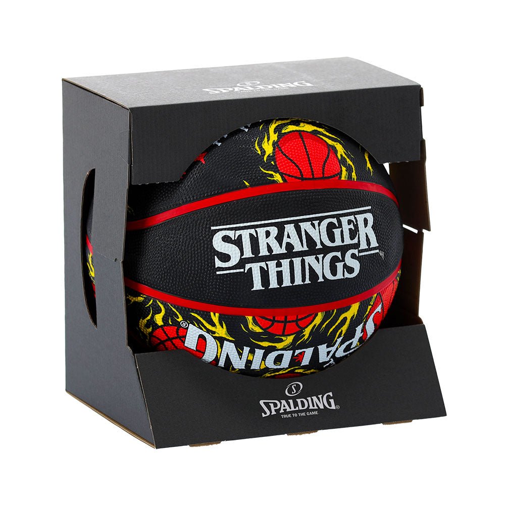 Spalding Stranger Things Fireball Rubber Indoor/Outdoor Basketball